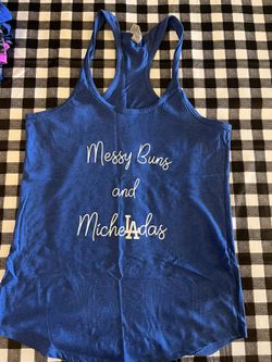 XL Tank top Micheladas and Messy Buns