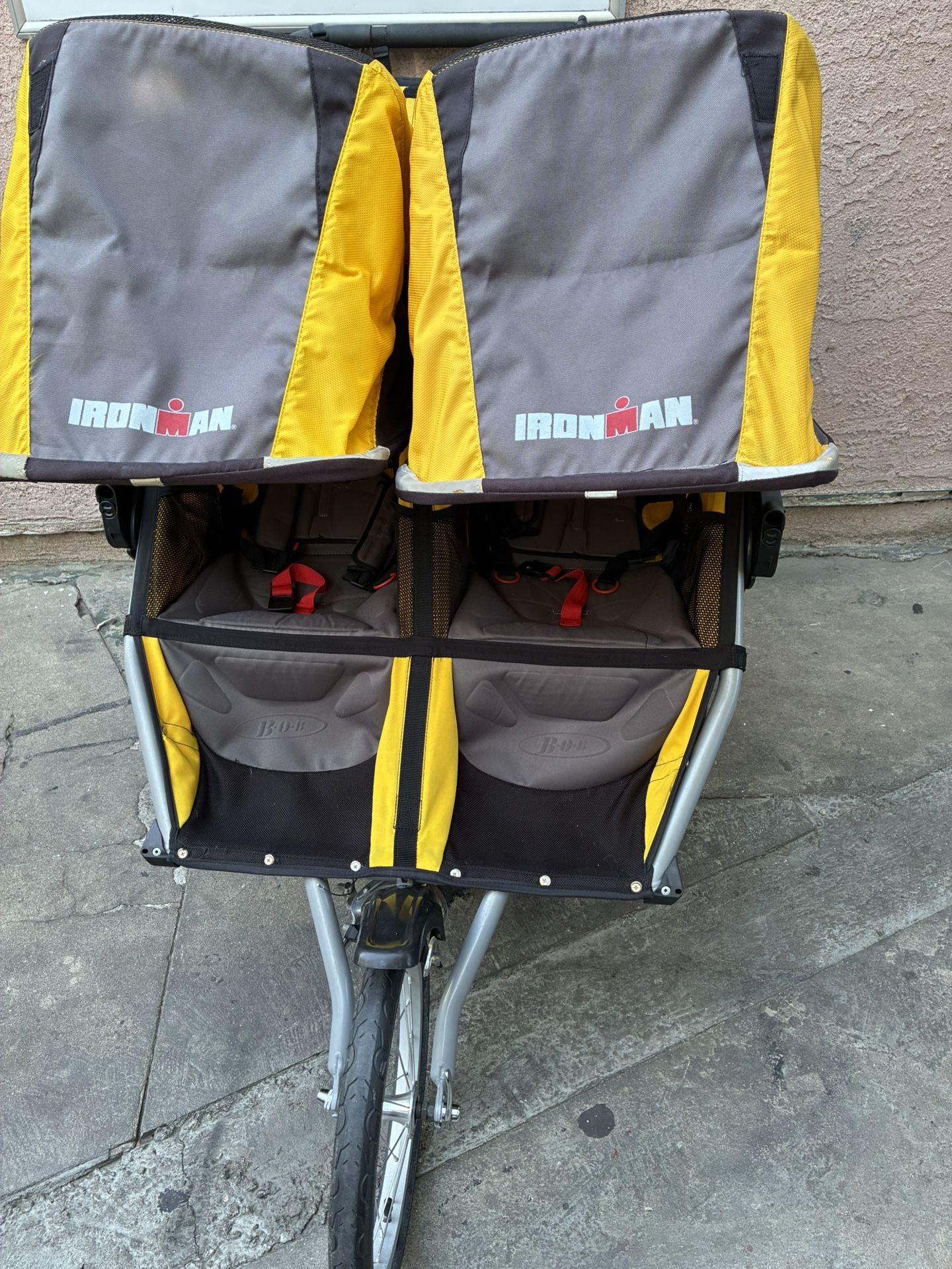 Bob Iron Man Double Stroller 