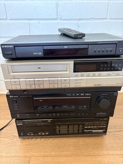 Samsung DVD-P230 RCA VKT275 VCR SLS QG-500AVR Receiver Mitsubishi DA-U158 Lot
