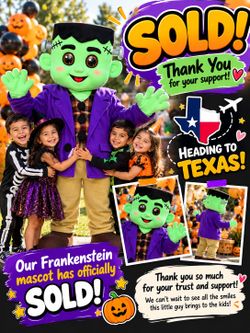 Frankenstein Mascot Costume Full Body