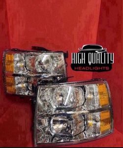 Chevy Silverado 2007. 2013 headlights.