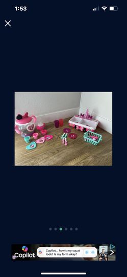 Minnie Mouse Magic Sink & Minnie Teapot