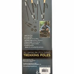 Cascade Mountain Tech Aluminum Folding Trekking Poles