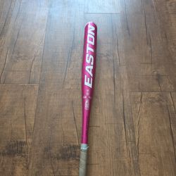 Used Pink Sapphire Easton aluminum softball bat