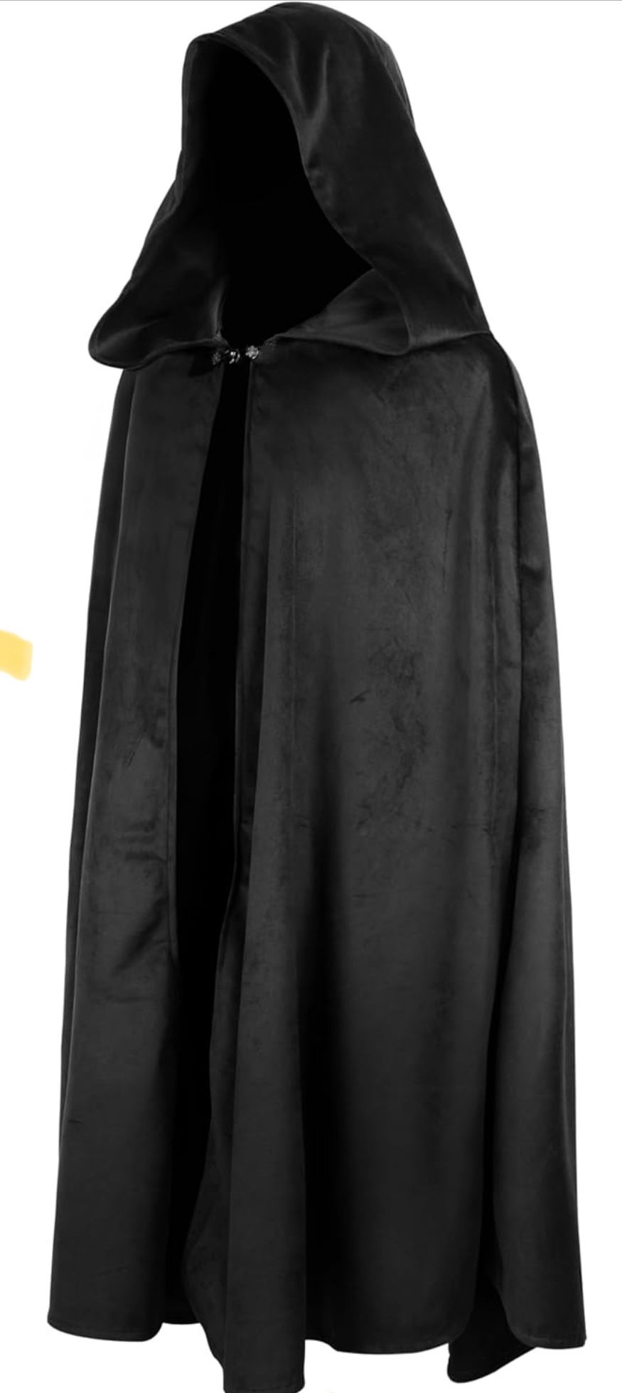 Back Hooded Robe Cloak For Costume size S Men