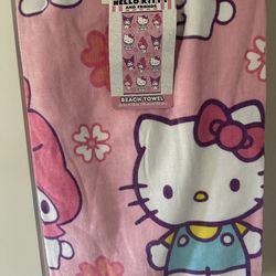 Hello Kitty And Friends Beach Towel