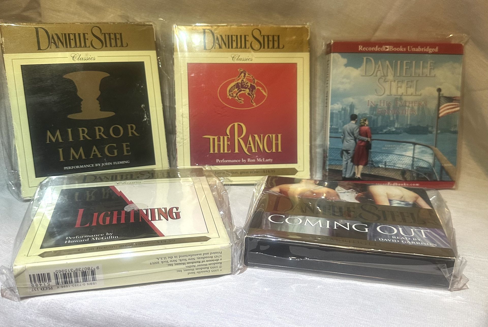 Danielle Steel Audiobooks $2 Each
