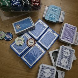 POKER SET CHIPS 