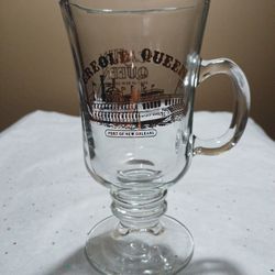  New Orleans La. 1988 Creole Queen paddleboat Hurricane glass