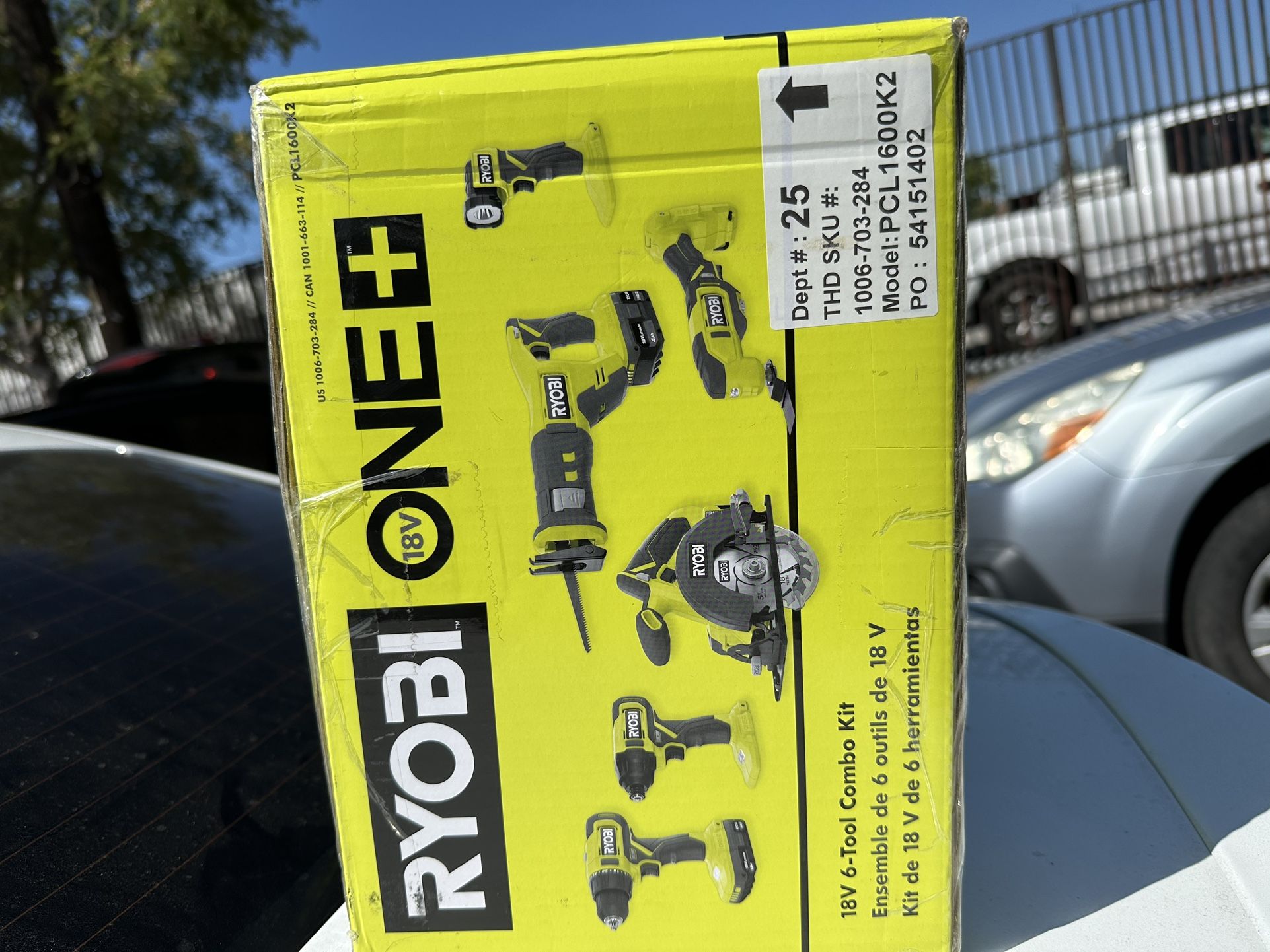 ONE+ 18V Cordless 6-Tool Combo Kit with 1.5 Ah Battery, 4.0 Ah Battery, and Charger