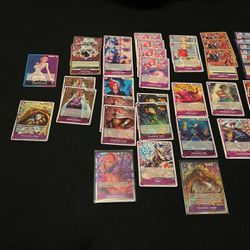 One Piece Wings Of The Captain OP06 Purple Cards
