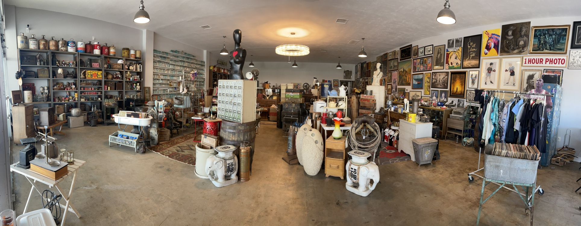 Urban Donkey Emporium of treasures open to the public