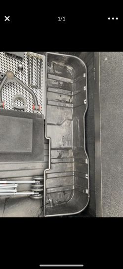 Silverado under seat storage