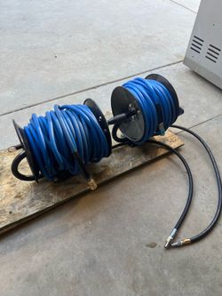 Pressure washer reel combo 