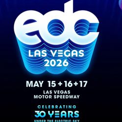 2 VIP 3-Day EDC Las Vegas 🎡✨