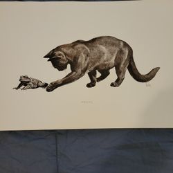 Cat prints by robert Kuhn 1960s