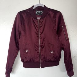 Satin Bomber Jacket 