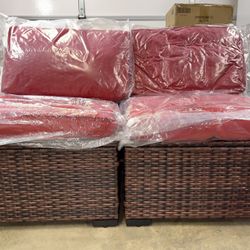 2 Pcs Single Sofa Coffee Table