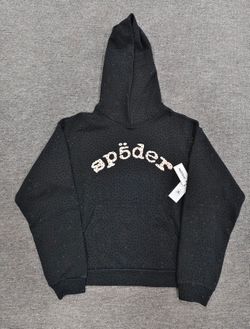 Black VVS Sp5der Hoodie 