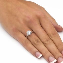 Engagement Ring - White Gold