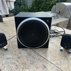 Logitech Computer Speakers Z-340 With subwoofer