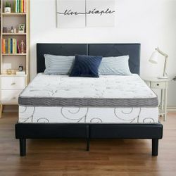 🔥New! 13" King Olee Sleep Galaxy Euro Box Top Hybrid Mattress