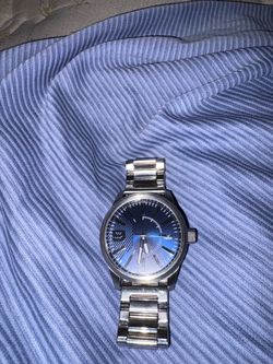 Stainless diesel watch