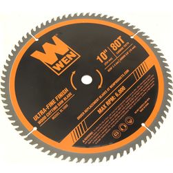 WEN 10" 80-Tooth Ultra-Fine Miter Saw Blade + Jorgensen + 90 Degree Corner Clamp Clamping Squares Set of 8（3" 4") - Bundle & Save: $80.00 Or Best Offe