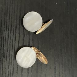 Pearlized Button Cufflinks