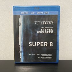Super 8 Blu-Ray DVD Combo Movie Steven Spielberg JJ Abrams 2011