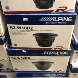 Alpine R2 10 Inch Subwoofer 