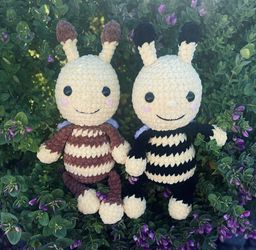 Crochet Bumble Bee Plush