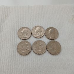 8 US Bi-Centenial Quarters, Made 1 Year Only 1976