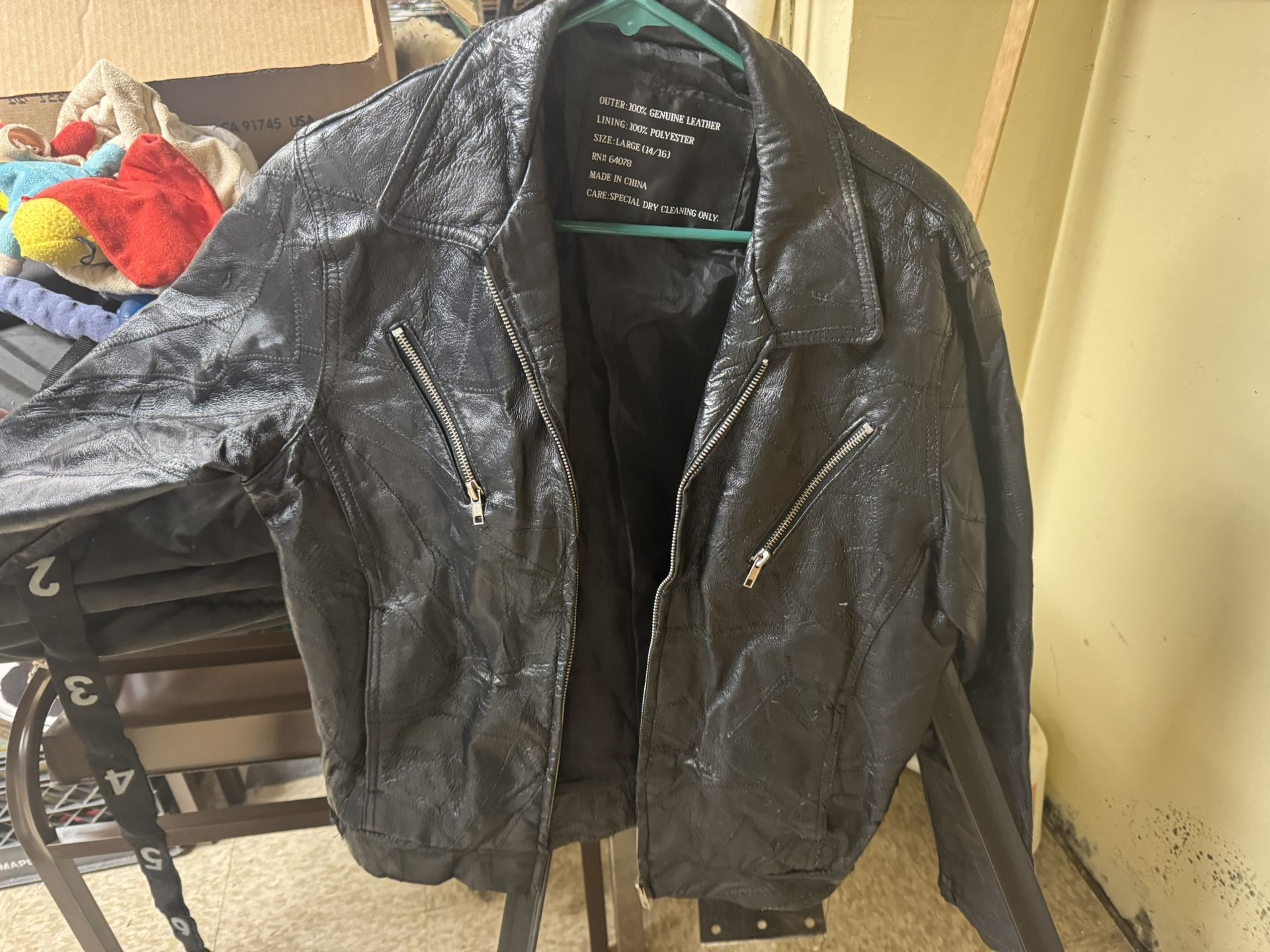 Leather Coat Woman’s