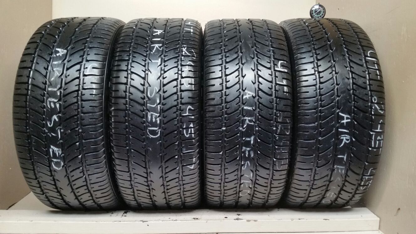 Set 4 Tires 245 45 17 goodyear eagle zr45 high tread no repairs
