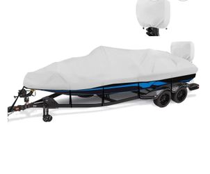 YIMSTING BOAT COVER MODEL NUMBER A-US-V1-Gray-14-16. IT IS DESIGNED TO FIT BOATS BETWEEN 14 AND 16 FEET 