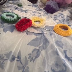 4 Pack Of Mystery Colored Scrunchies