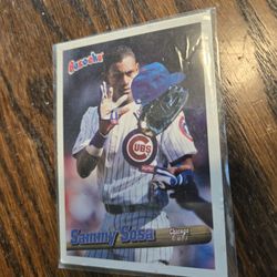 Bazooka 1996 Sammy Sosa Baseball Card 