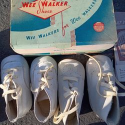 Vintage Wee Walker Baby Shoes