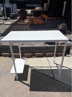 White desk