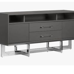 Cortina Gray Tv Stand