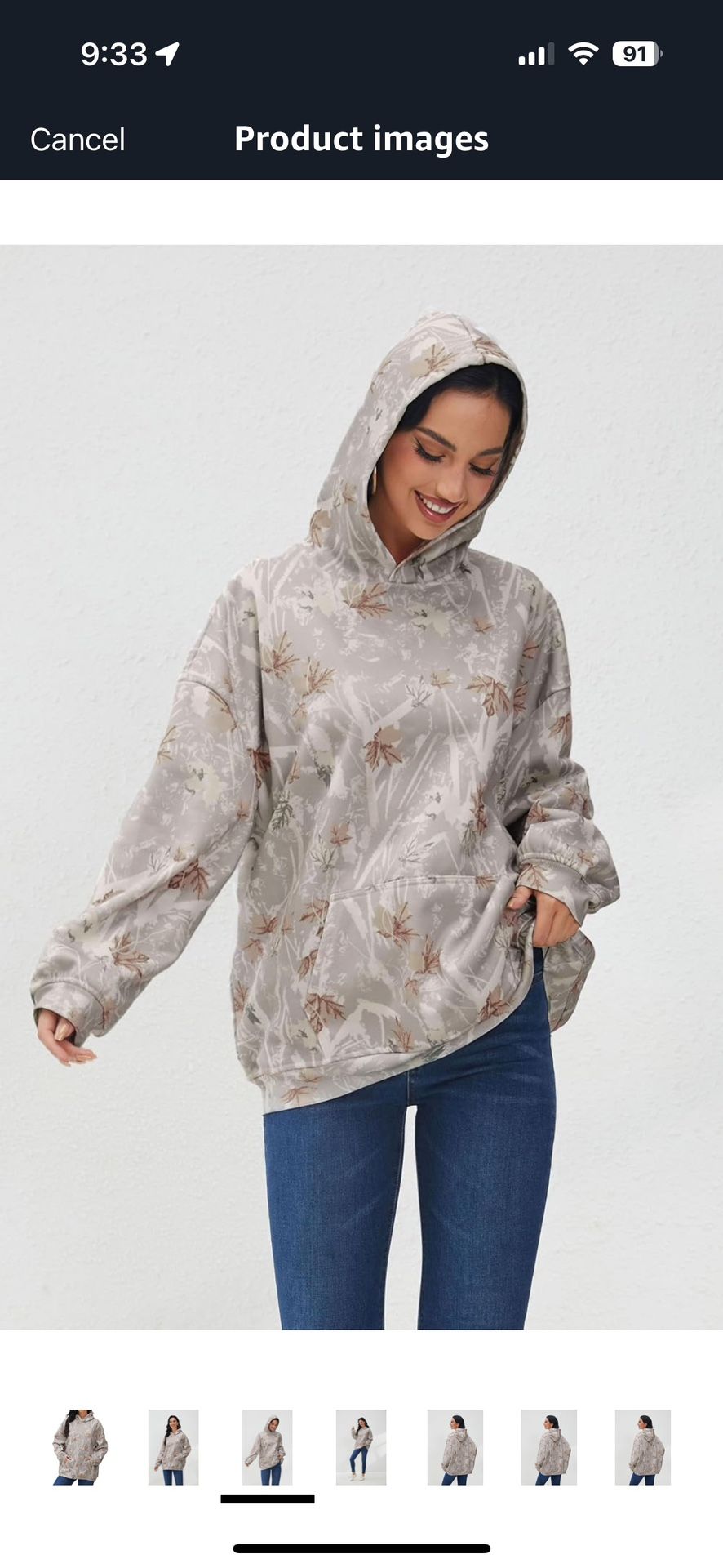 Camo/Leaf Hoodie