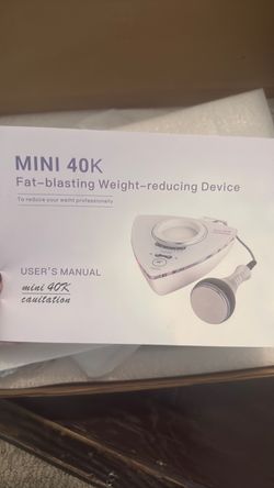 Mini 40k Ultrasonic Cavitation Body Sculpting Device Cellulite Removal Machine