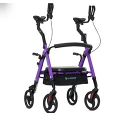 NEW HFK-9219B Heavy Duty Bariatric Upright Walker 8" Wheels New, Open Box