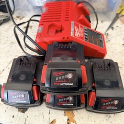 M18 Batteries And Charger