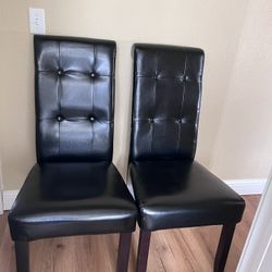New Faux Leather Dining Chairs