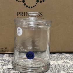 Princess House: Container de cristal