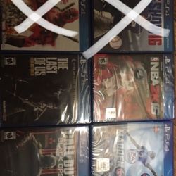 games for PS4 all brand new sealed