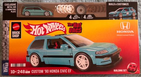Mattel Brick Shop Hot Wheels The Hot Ones Custom ‘90 Honda Civic EF