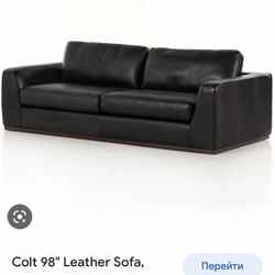 New Sofa Colt 98” Leather Sofa 